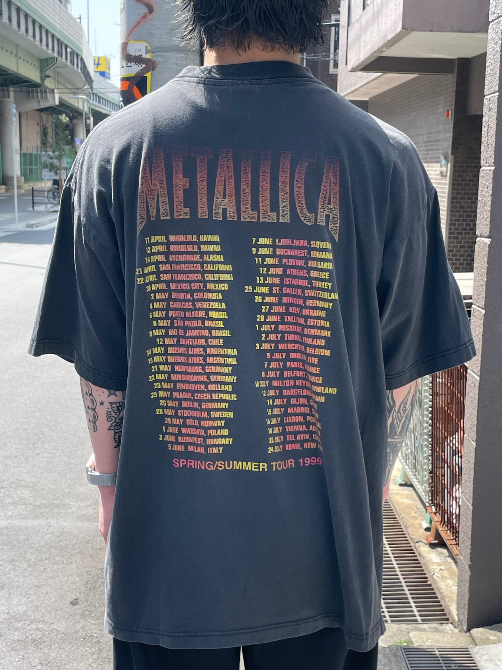 90's METALLICA「1999 Spring/Summer 」ツアーTシャツ