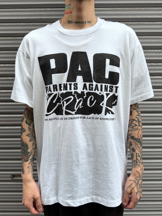 90’s「PAC」USA製 ホワイトTシャツ