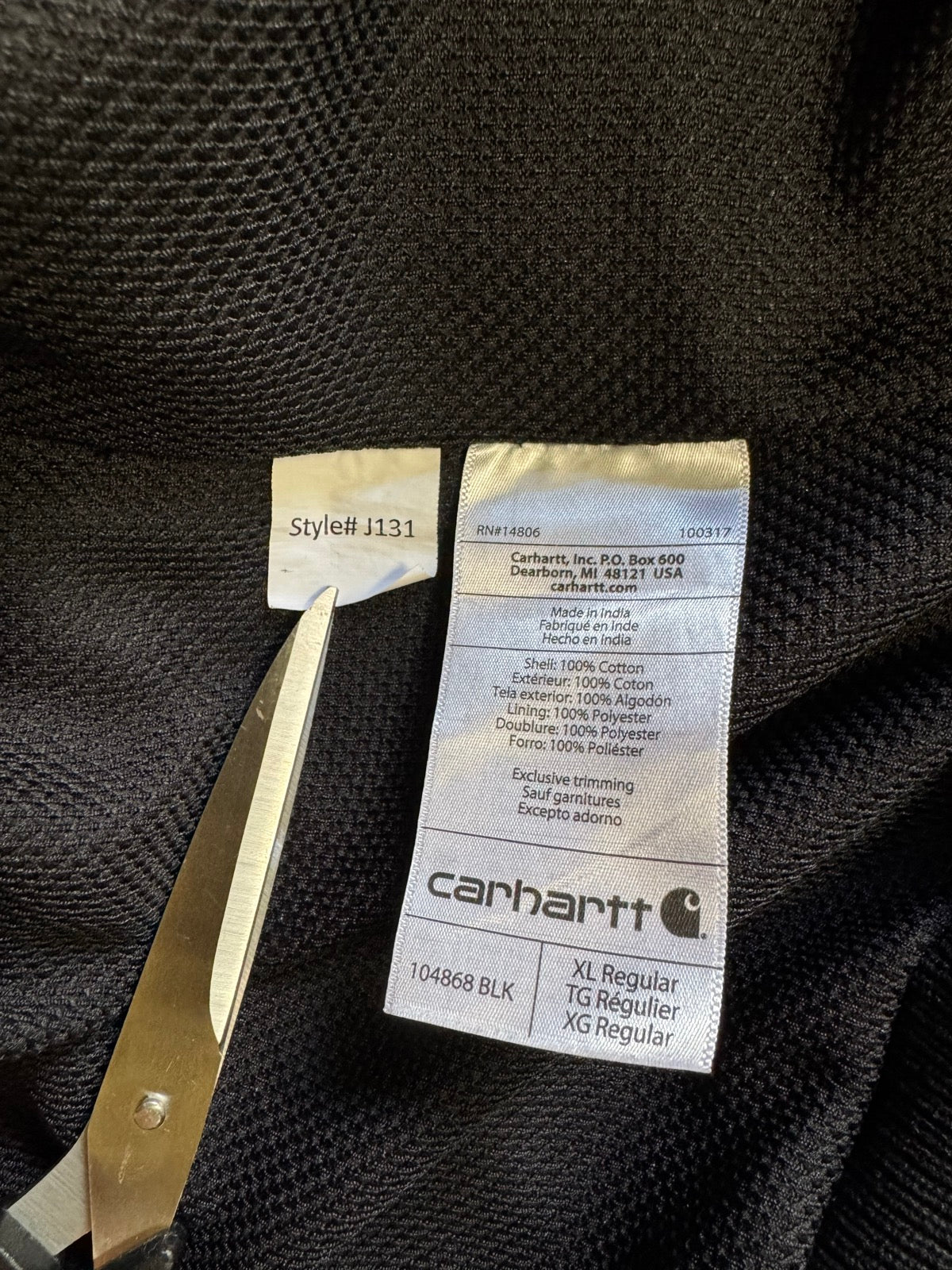 00's CARHARTT「0J0131-M」アクティブジャケット