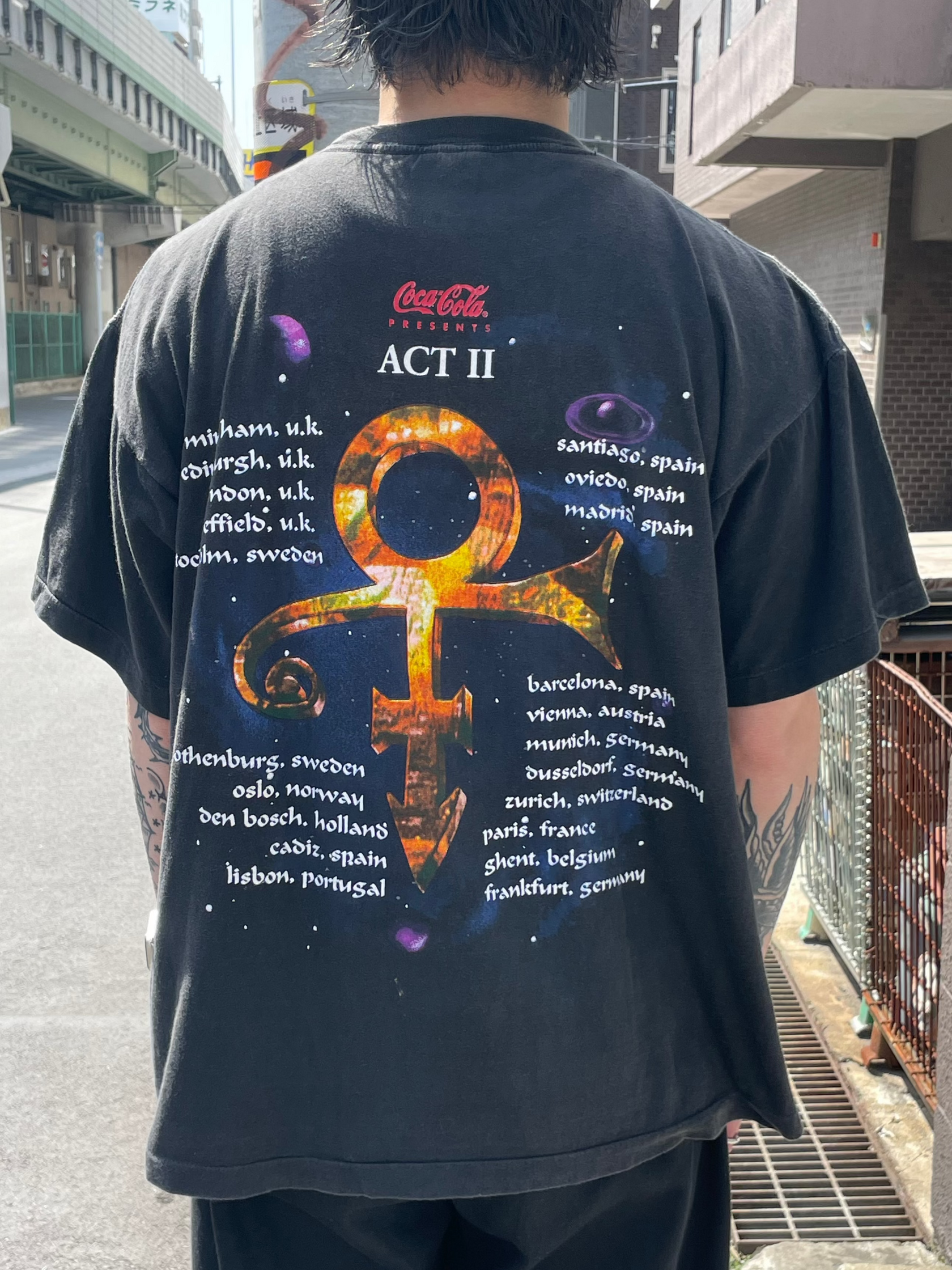 90's PRINCE AND THE NEW POWER GENERATION「Coca-Cola Presents ACT II」ツアーTシャツ