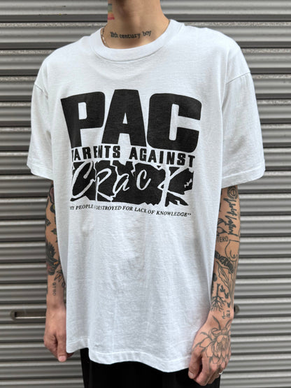 90’s「PAC」USA製 ホワイトTシャツ