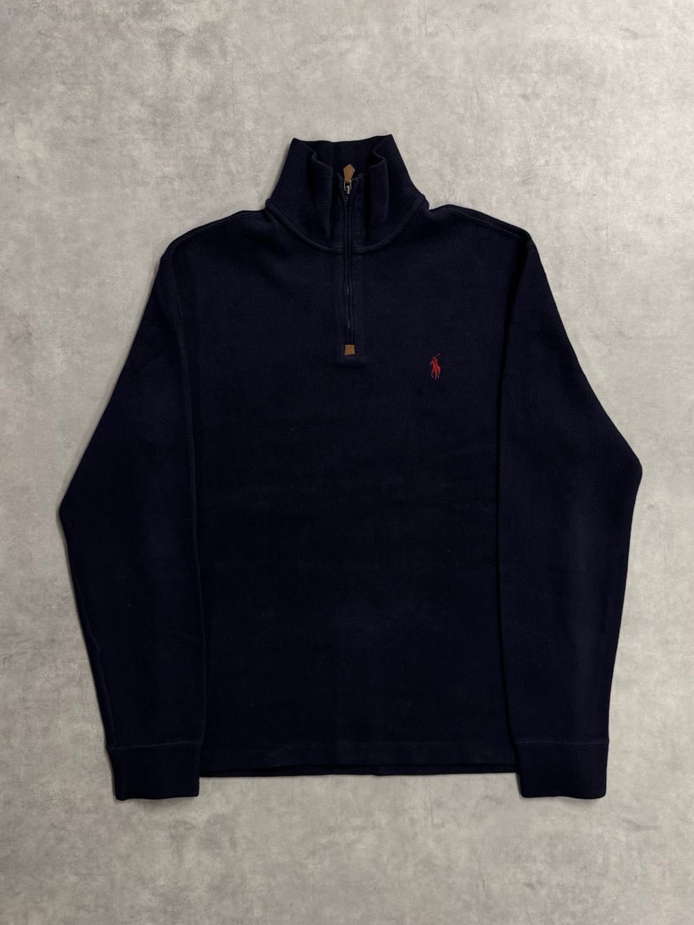90’s「RALPH LAUREN」ハーフジップニット