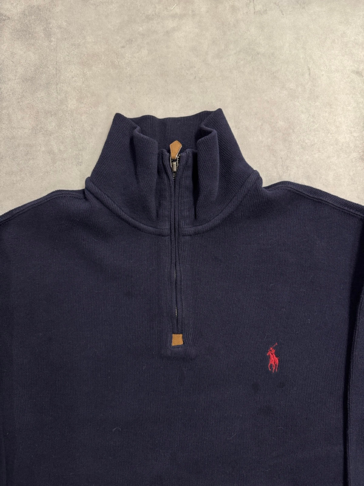 90’s「RALPH LAUREN」ハーフジップニット