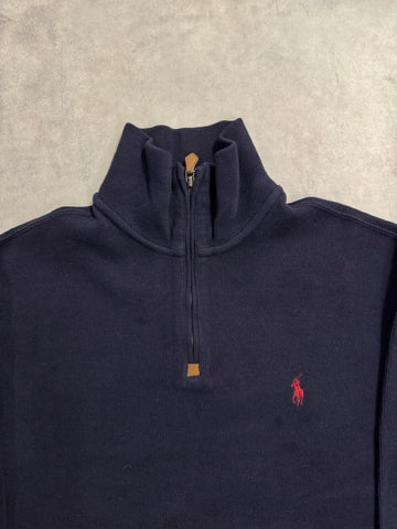 90’s「RALPH LAUREN」ハーフジップニット