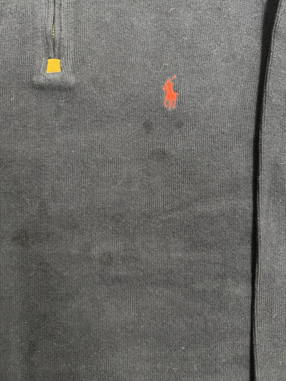 90’s「RALPH LAUREN」ハーフジップニット