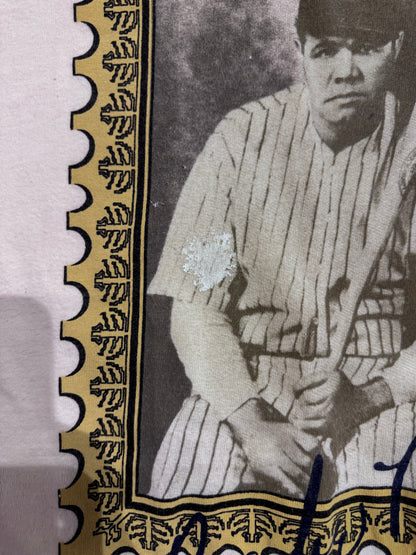 90’s「Babe Ruth｣ USA製 ホワイトTシャツ