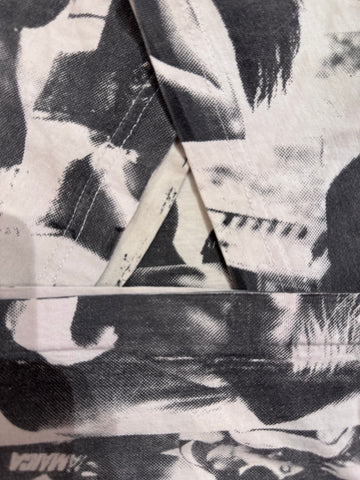 90’s「Over Print」ホワイトTシャツ