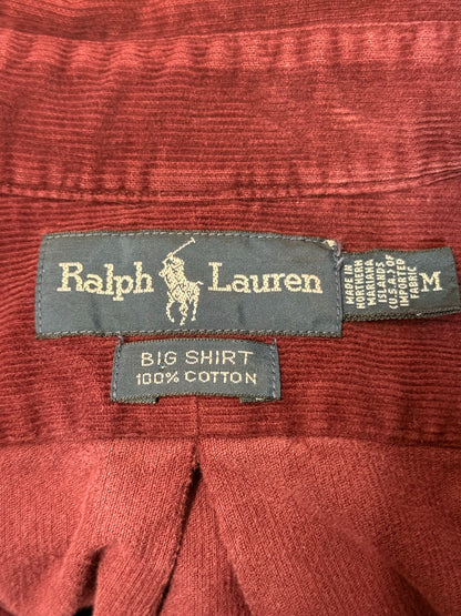 90’s Ralgh Lauren「BIG SHIRT」コーデュロイシャツ