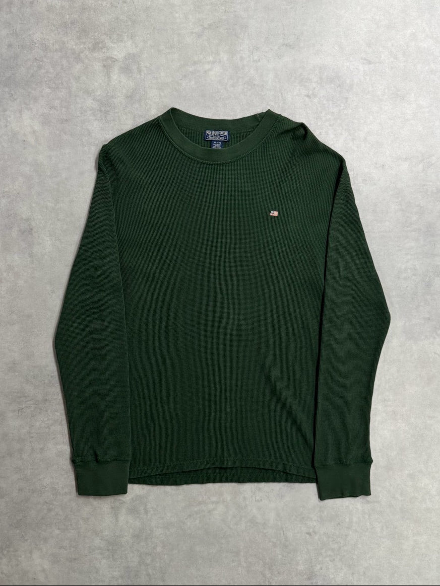 00's RALPH LAUREN「POLO JEANS COMPANY」サーマルロングスリーブTシャツ