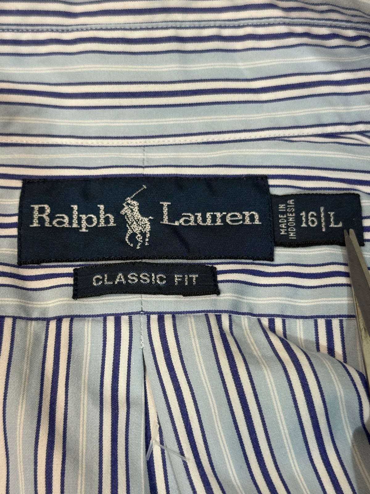 00's Ralph Lauren「classic fit」ストラップシャツ