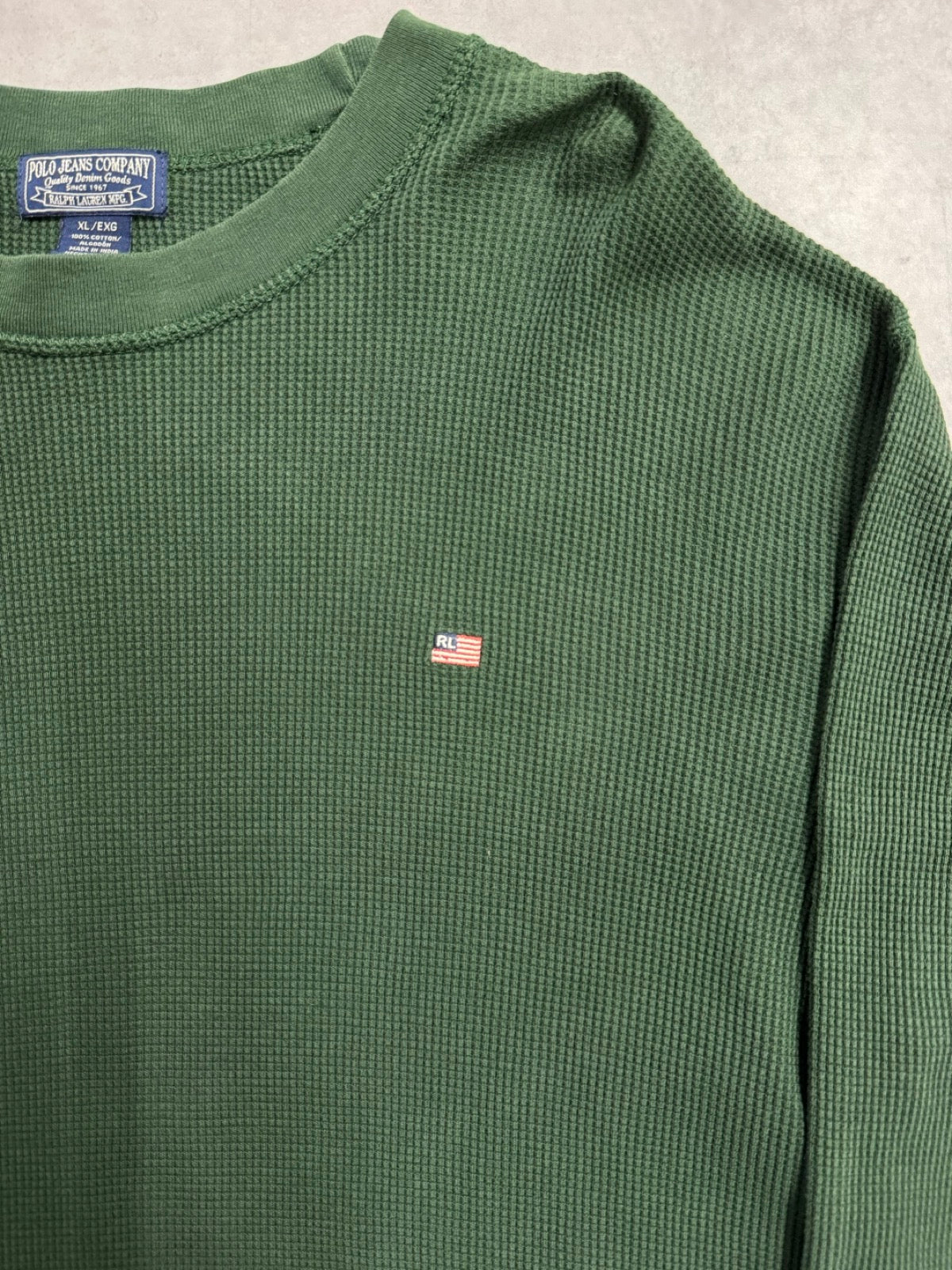 00's RALPH LAUREN「POLO JEANS COMPANY」サーマルロングスリーブTシャツ