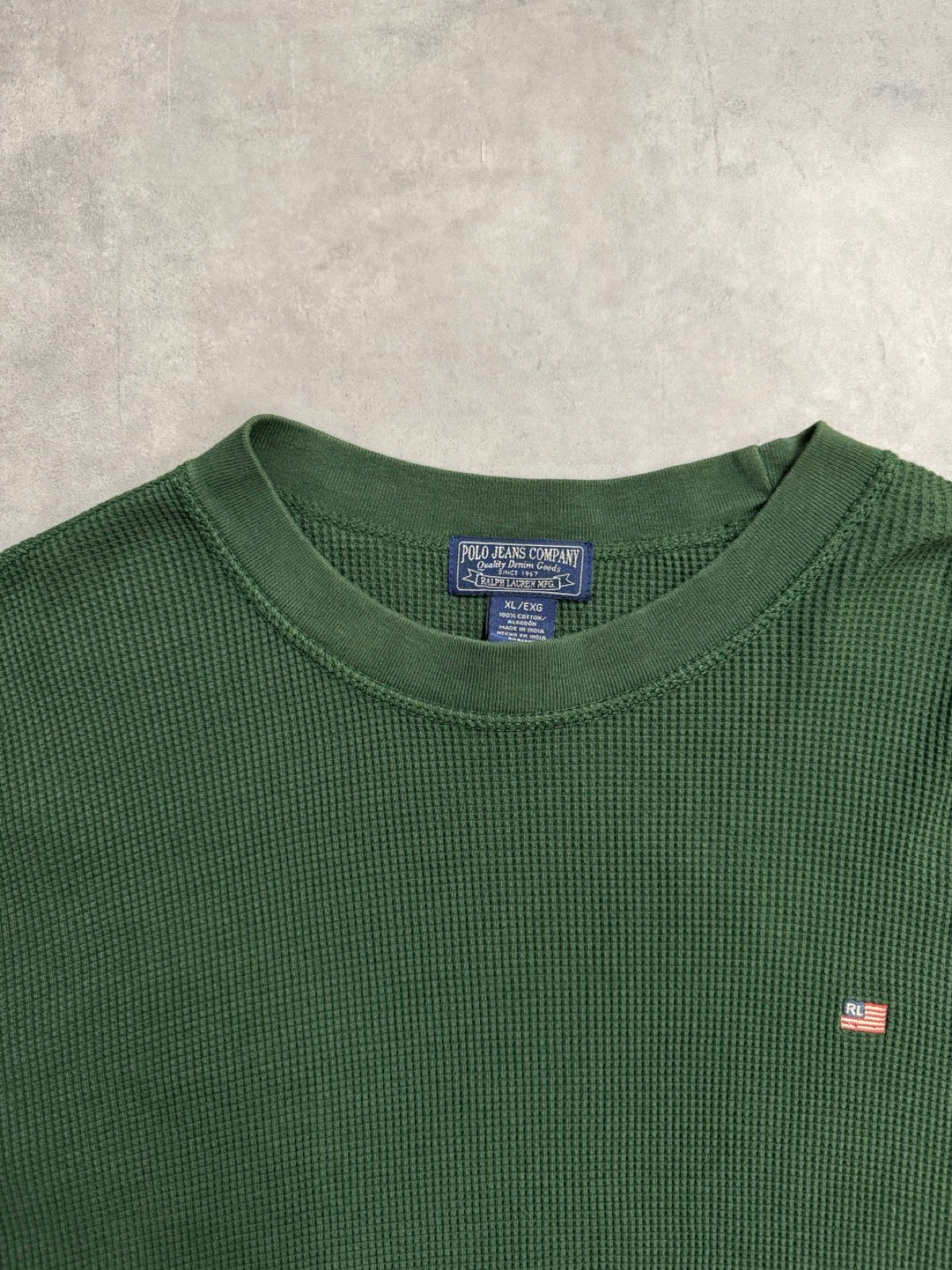 00's RALPH LAUREN「POLO JEANS COMPANY」サーマルロングスリーブTシャツ