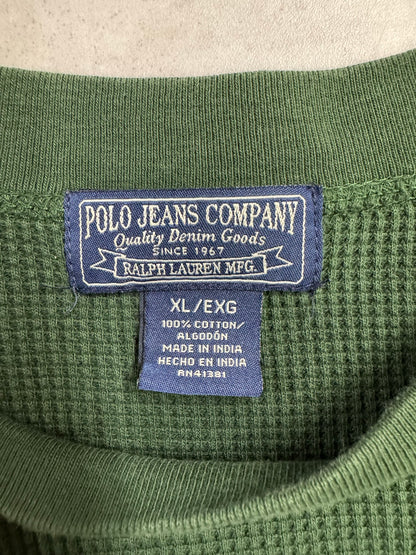 00's RALPH LAUREN「POLO JEANS COMPANY」サーマルロングスリーブTシャツ