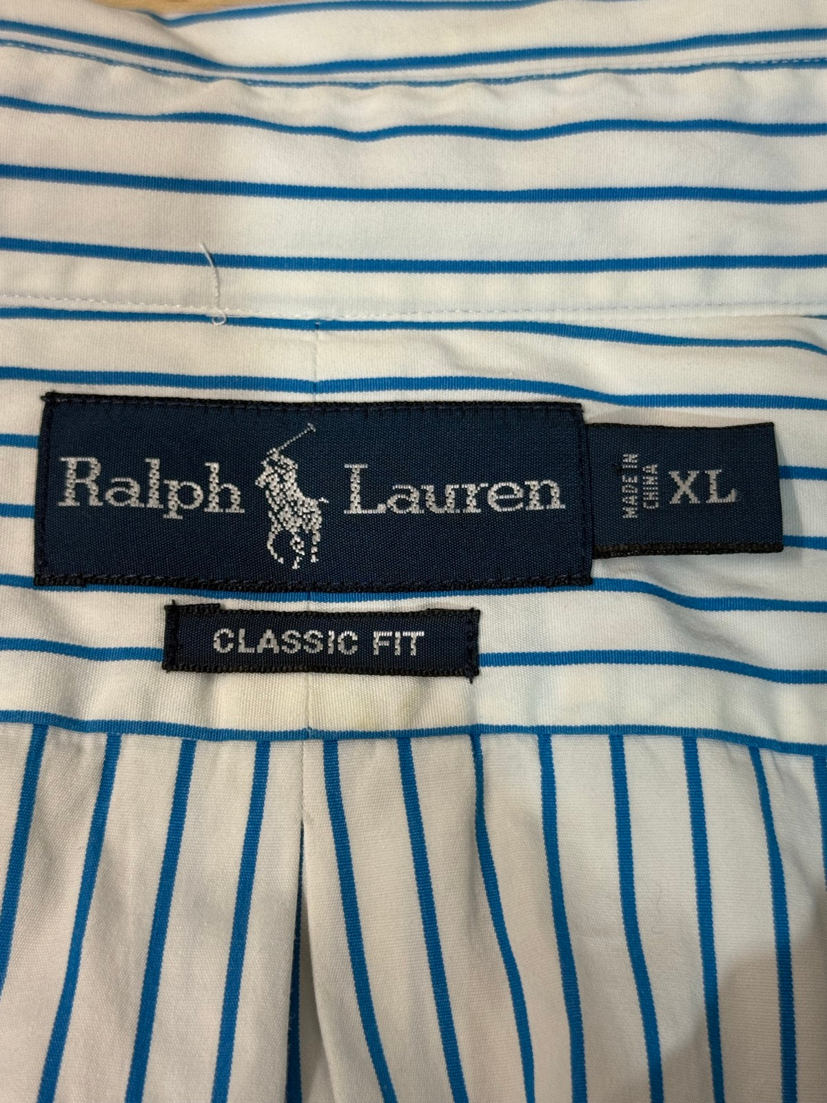 10's Ralph Lauren「classic fit」ストラップシャツ