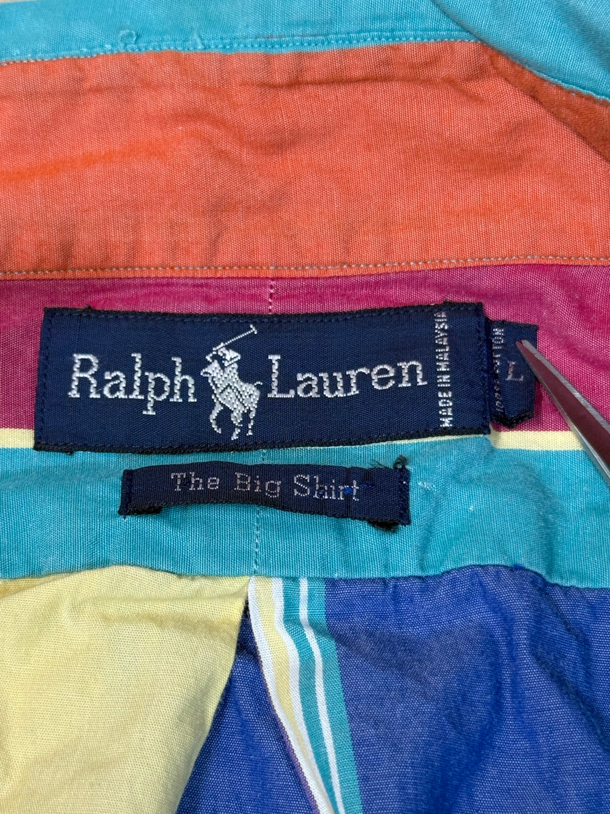 90's Ralgh Lauren 「THE Big Shirt」ストラップシャツ