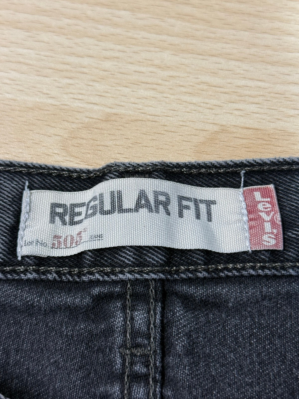 00's Levi's「505」ブラックデニムパンツ