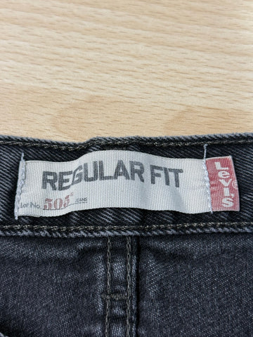 00's Levi's「505」ブラックデニムパンツ