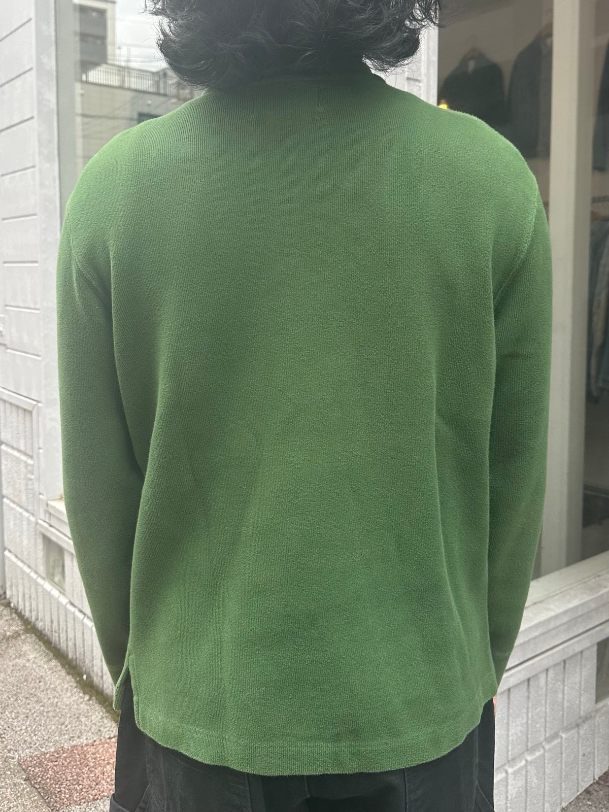 90's RALPH LAUREN ハーフジップニット　