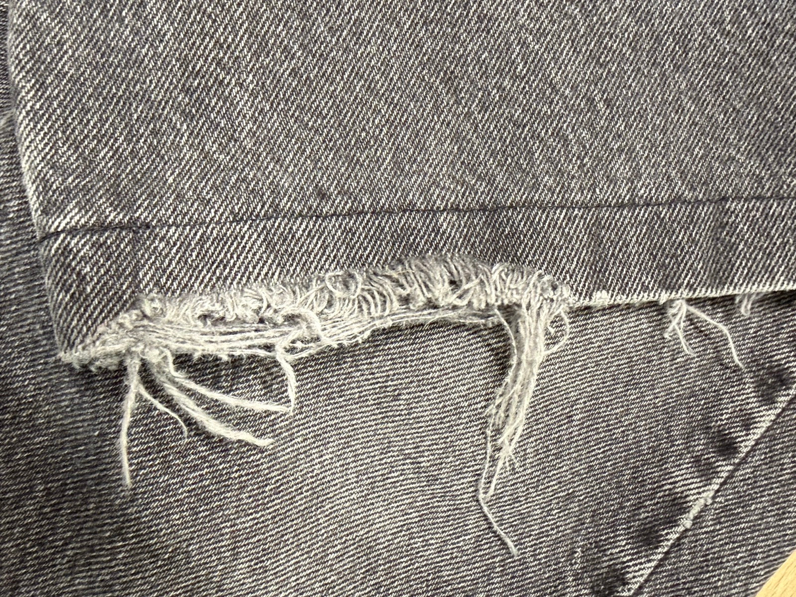 90's Levi's「Silver tab」ブラックデニムパンツ