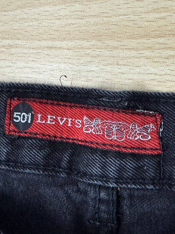 Levi's 「501」ブラックデニムパンツ