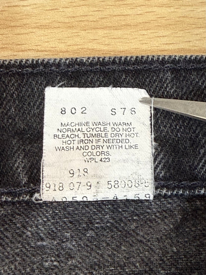 90's Levi's「505」USA製 ブラックデニムパンツ