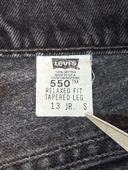 90's Levi's「550」USA製 ブラックデニムパンツ