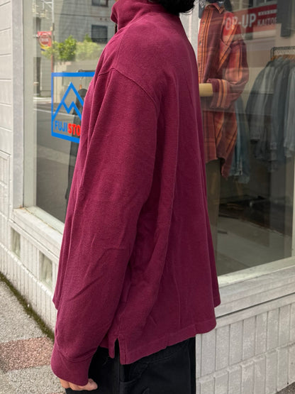 00's RALPH LAUREN ハーフジップニット