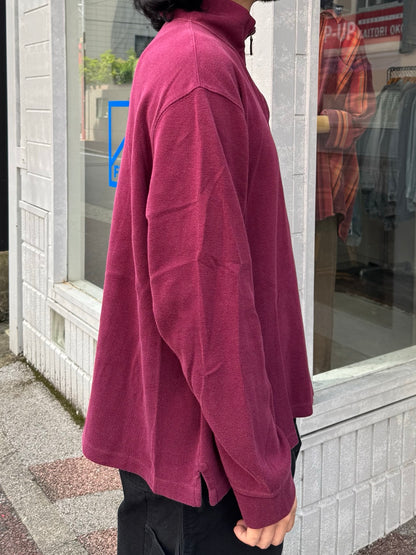 00's RALPH LAUREN ハーフジップニット