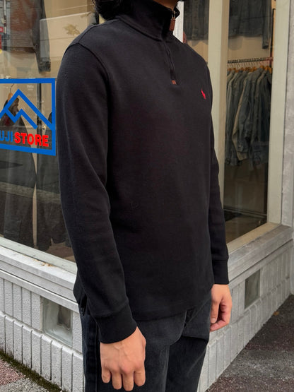 00's RALPH LAUREN ハーフジップニット　