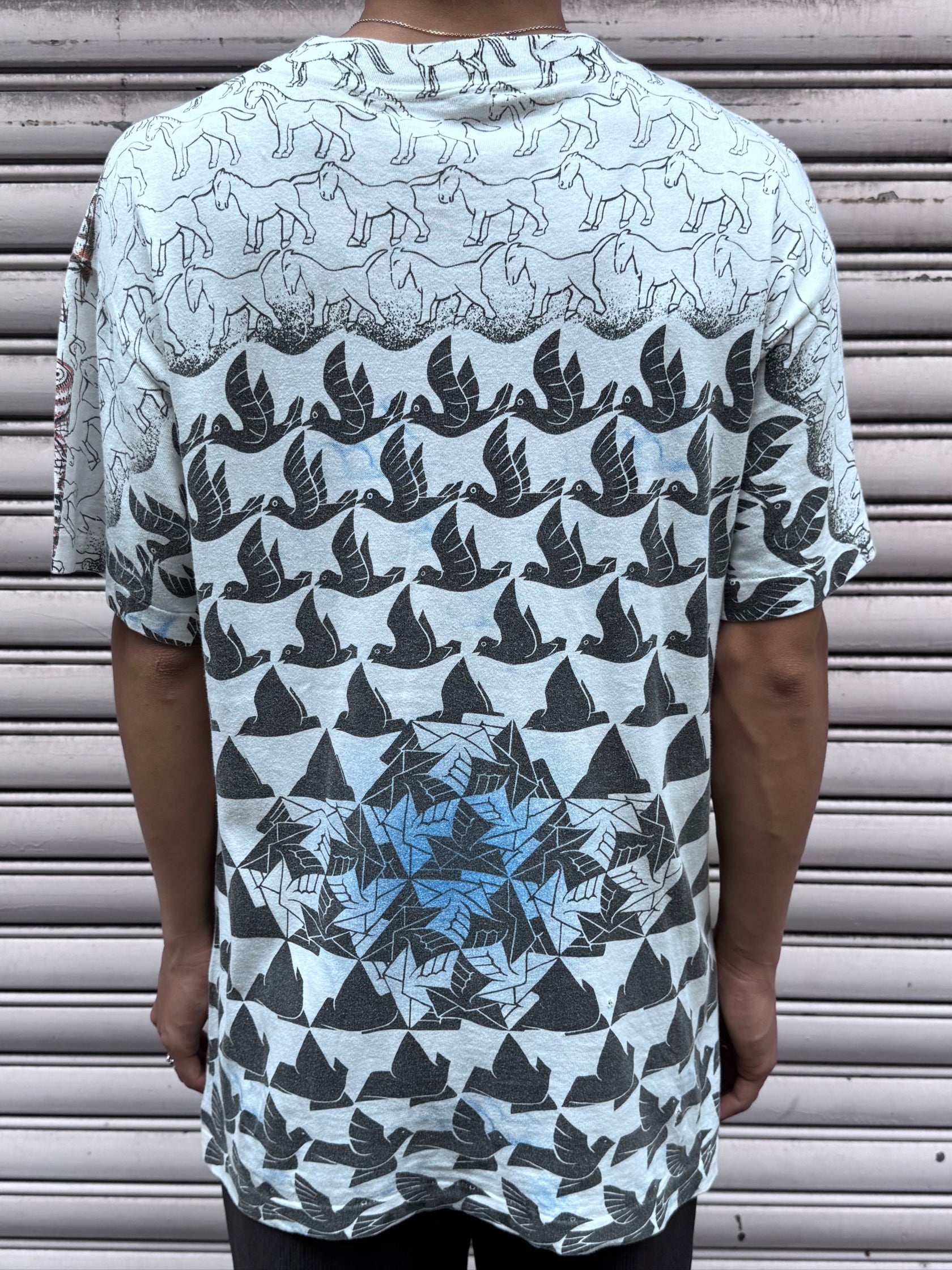90’s ESCHER「幻想グラフィック」アートTシャツ