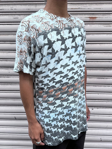 90’s ESCHER「幻想グラフィック」アートTシャツ