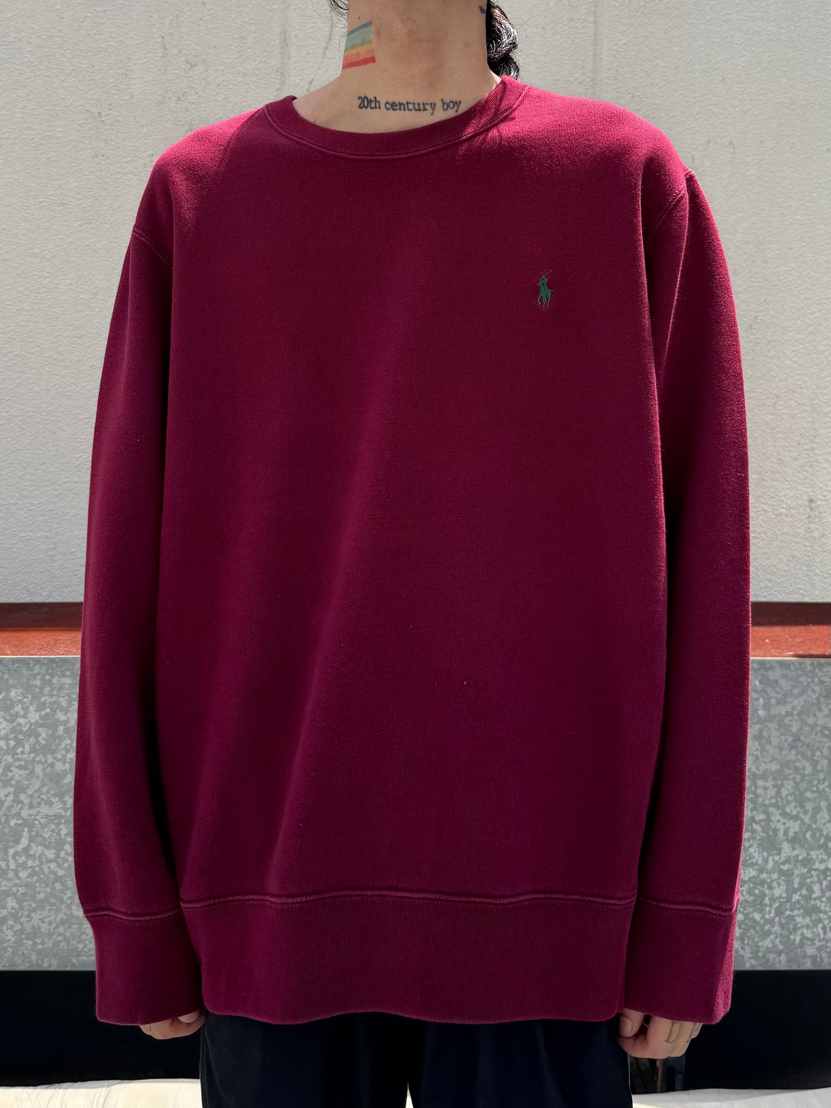 90's「RALPH LAUREN」ワンポイントスウェット