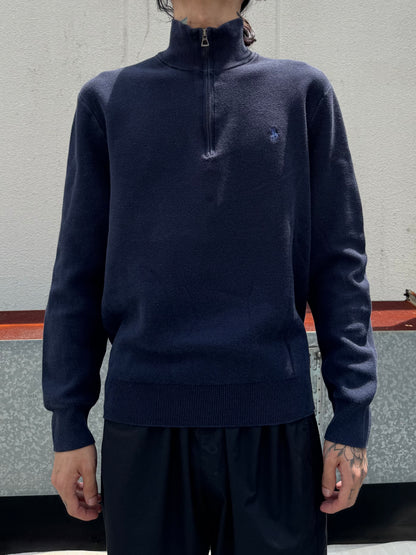 00’s「RALPH LAUREN」ハーフジップニット
