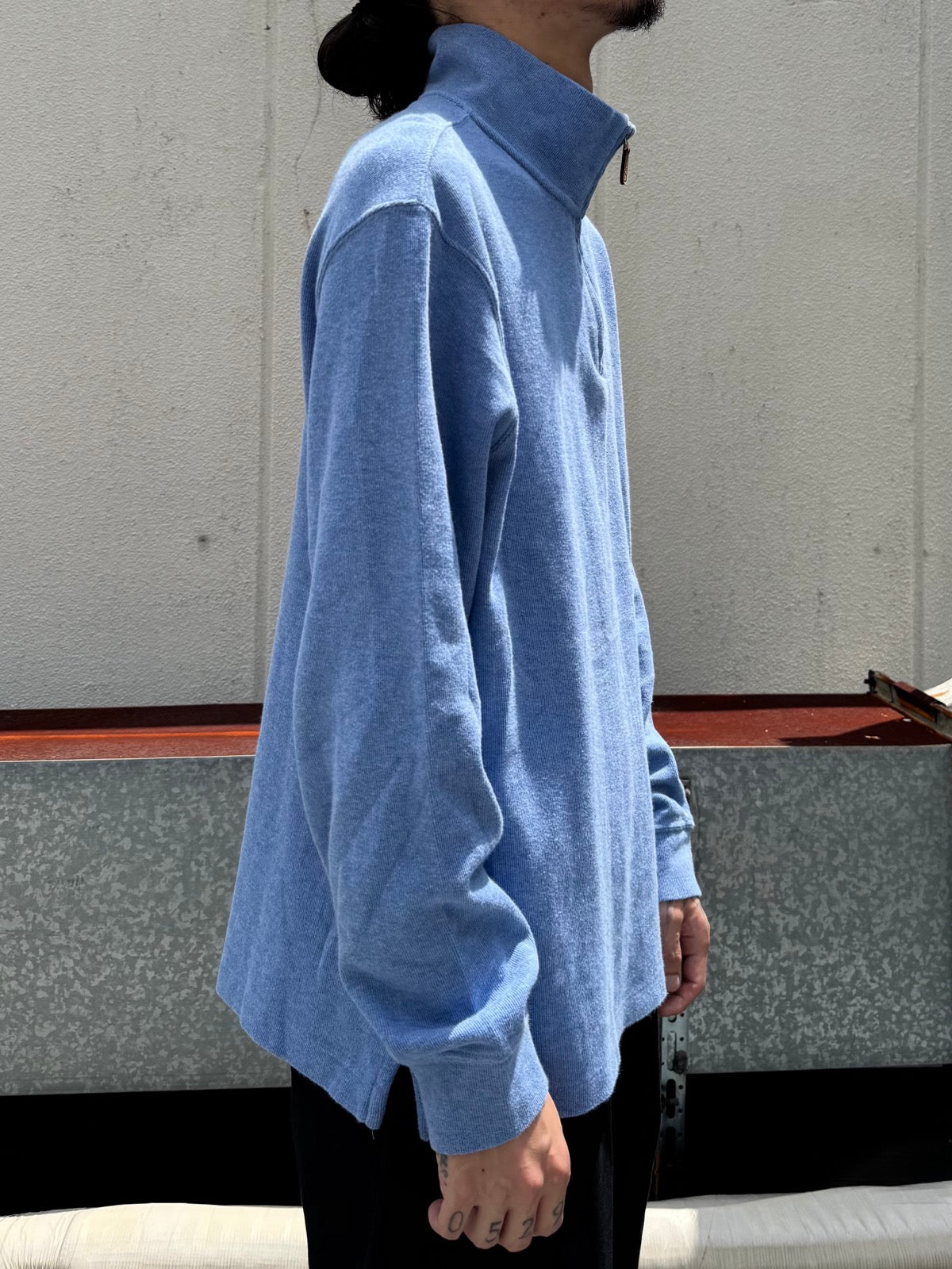00’s「RALPH LAUREN」ハーフジップニット