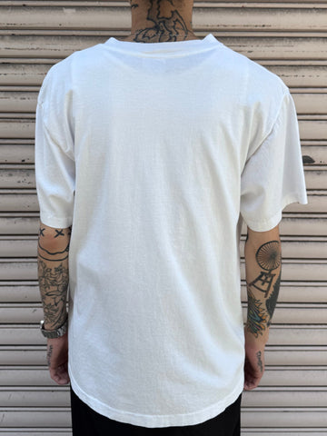 90's「His eyes are on the sparrow」USA製 アートTシャツ