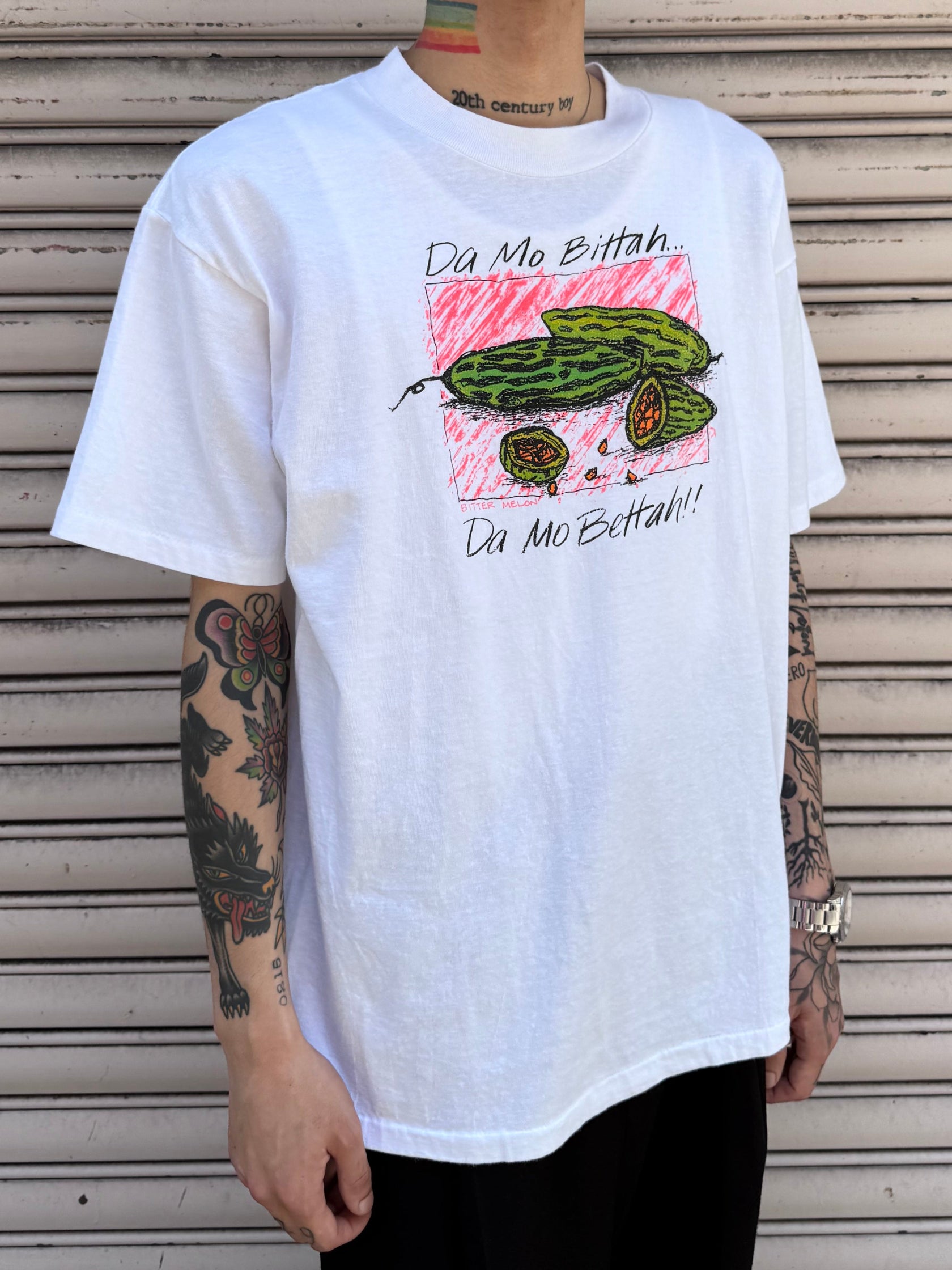 90's 「BITTER MELON」USA製 アートTシャツ