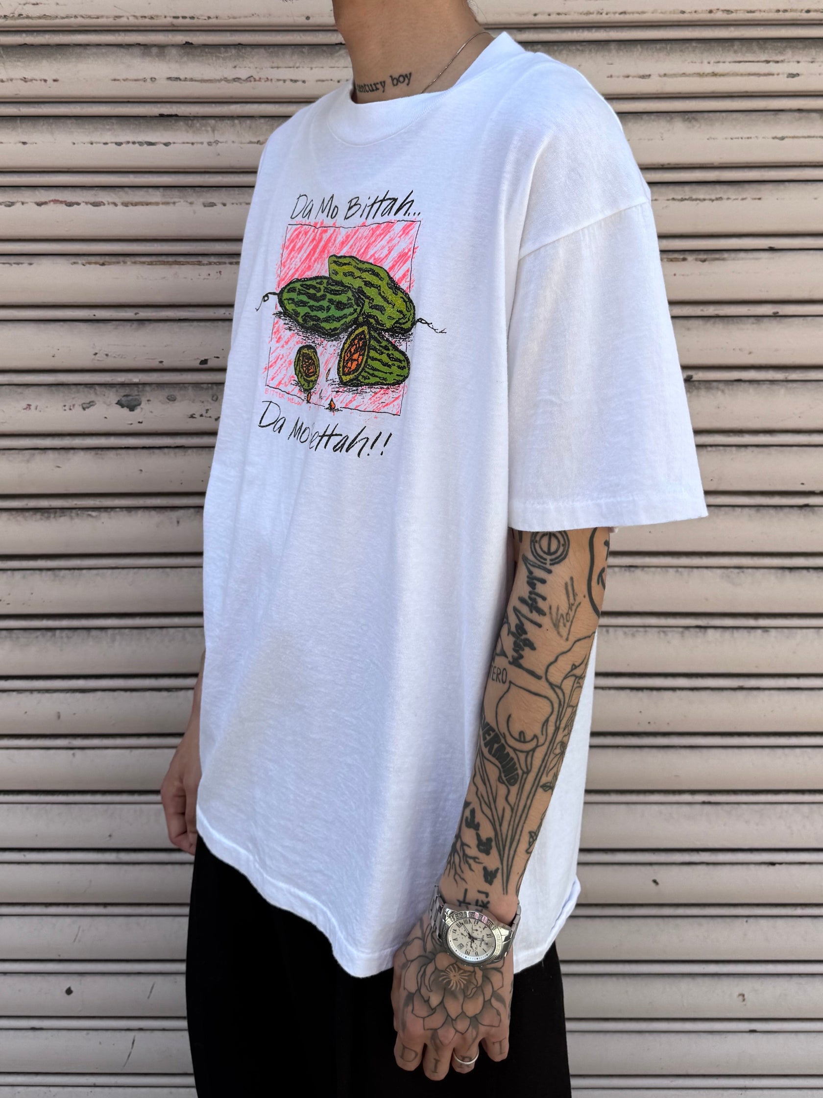 90's 「BITTER MELON」USA製 アートTシャツ