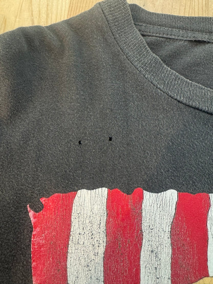 90's GUNS N' ROSES「SKULL GUN AMERICAN FLAG」バンドTシャツ