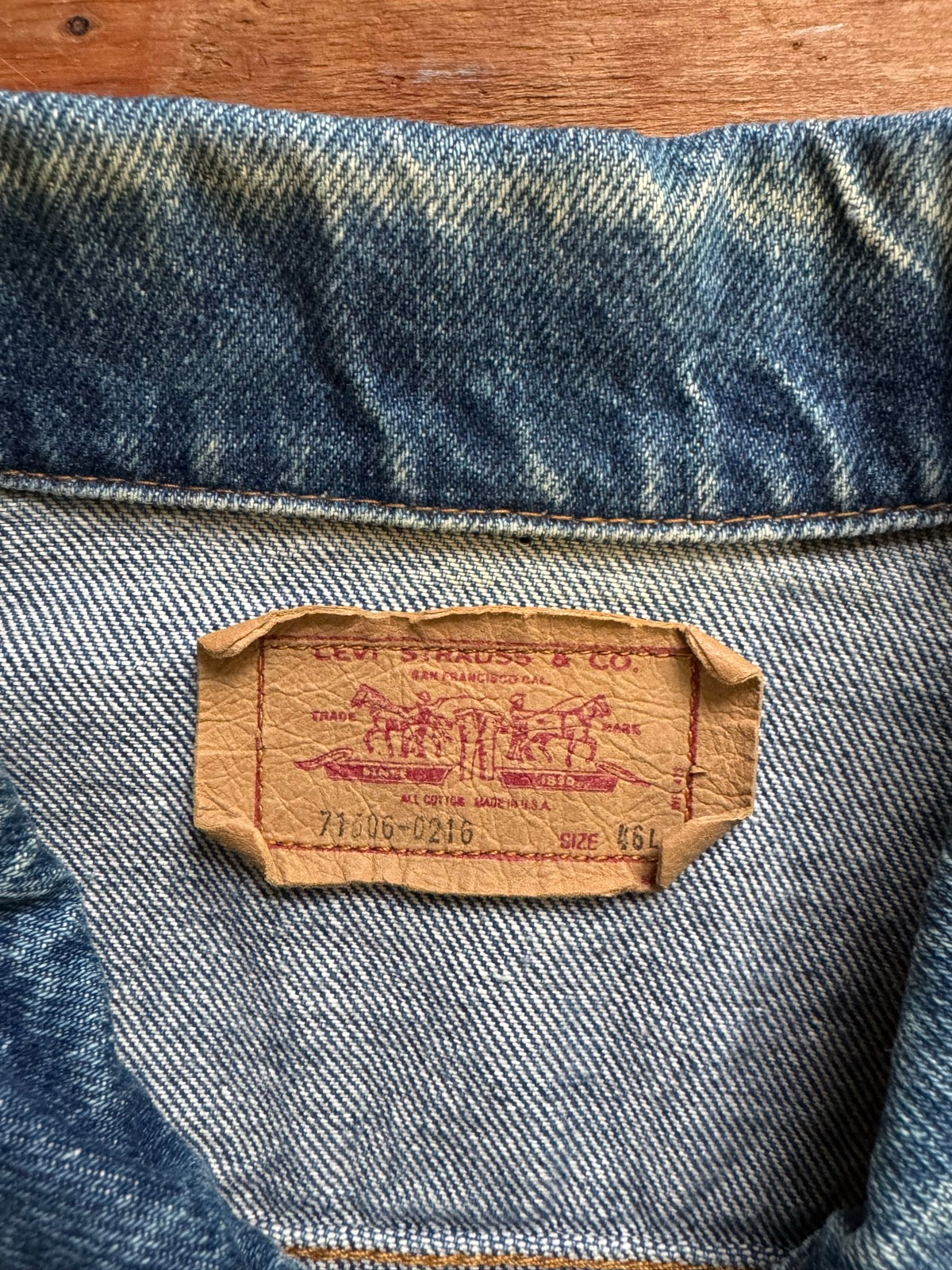 90's LEVI’S「71306-0216」デニムジャケット