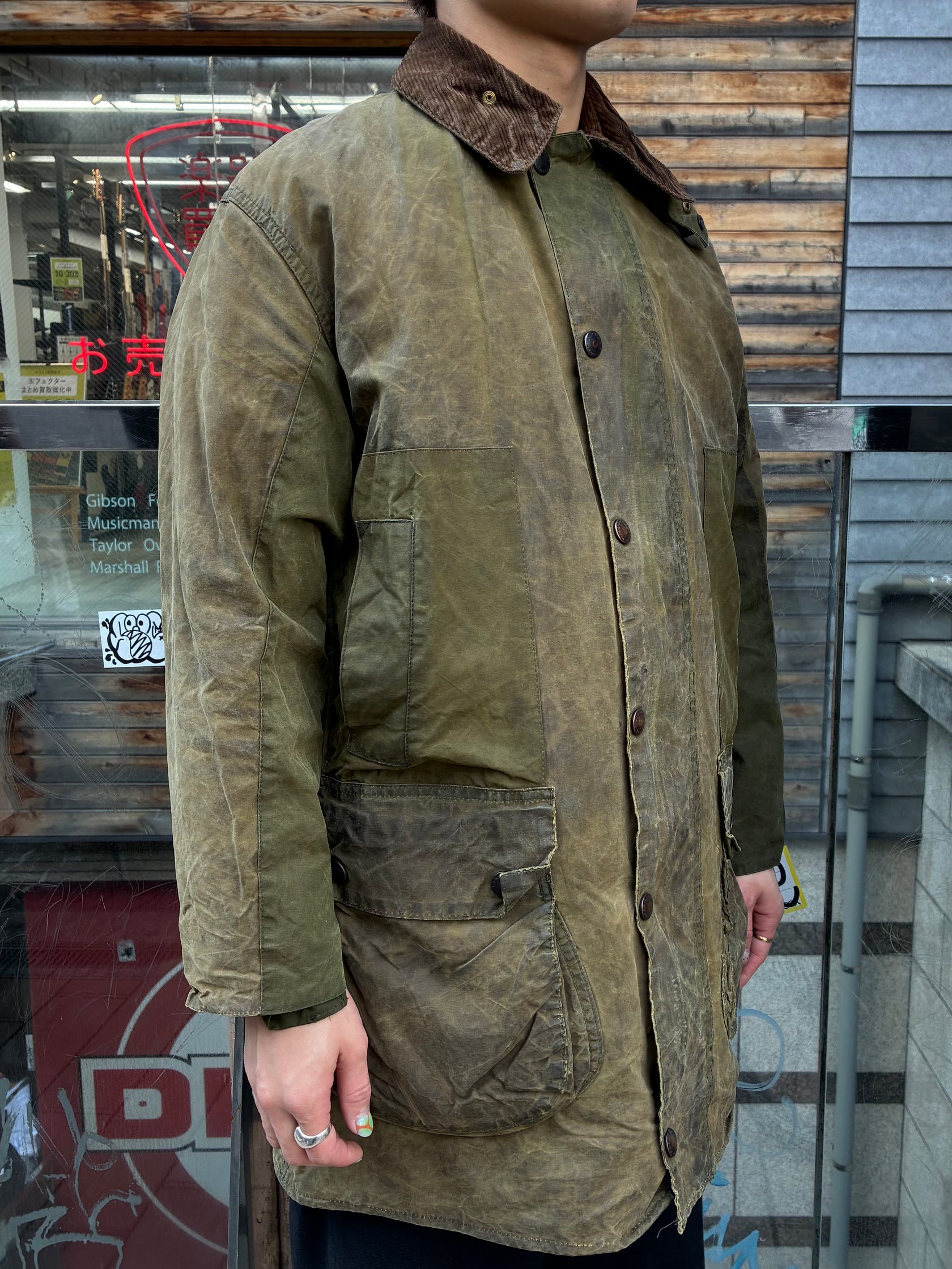 90's BARBOUR「BORDER」オイルドジャケット