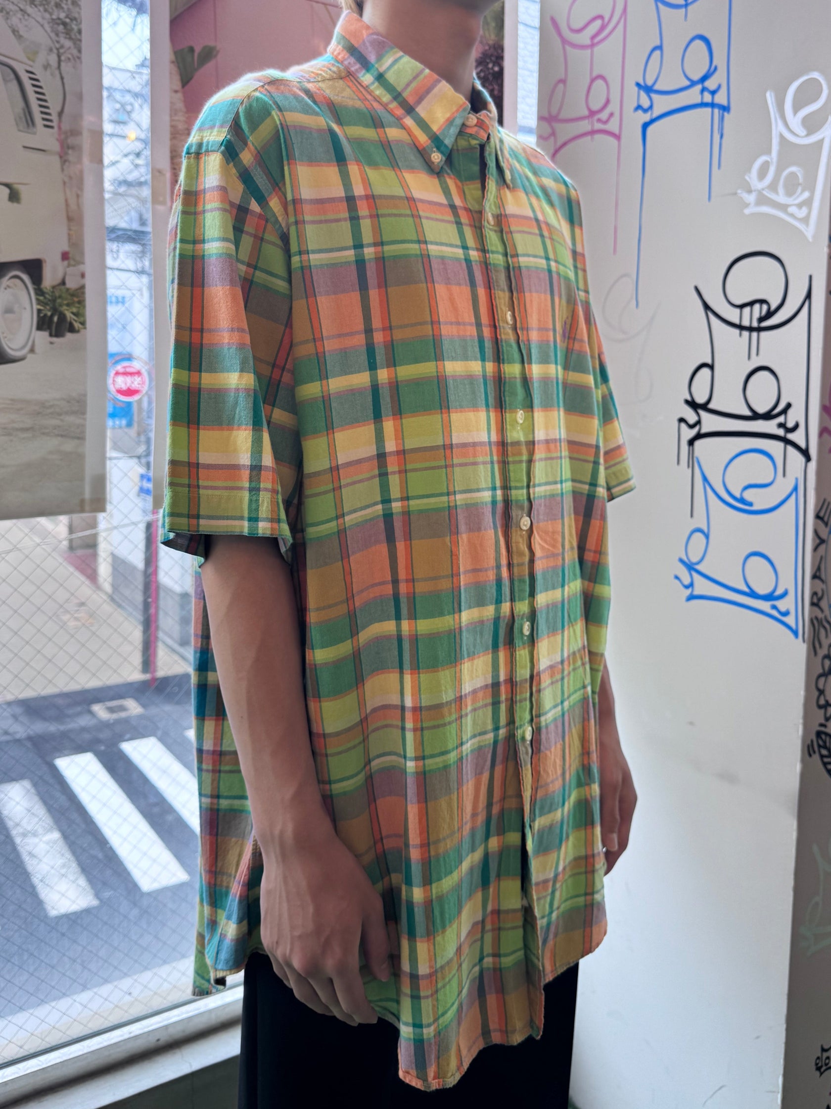 90’s RALPH LAUREN 「CLASSIC FIT」ボタンダウンシャツ
