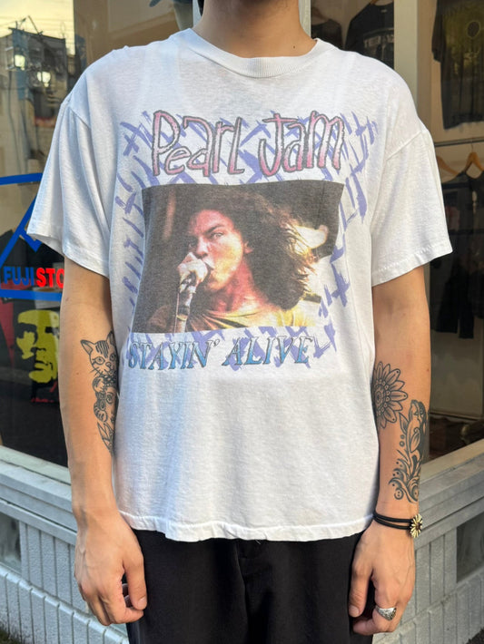 90's PEARL JAM「STAYIN'ALIVE」バンドTシャツ