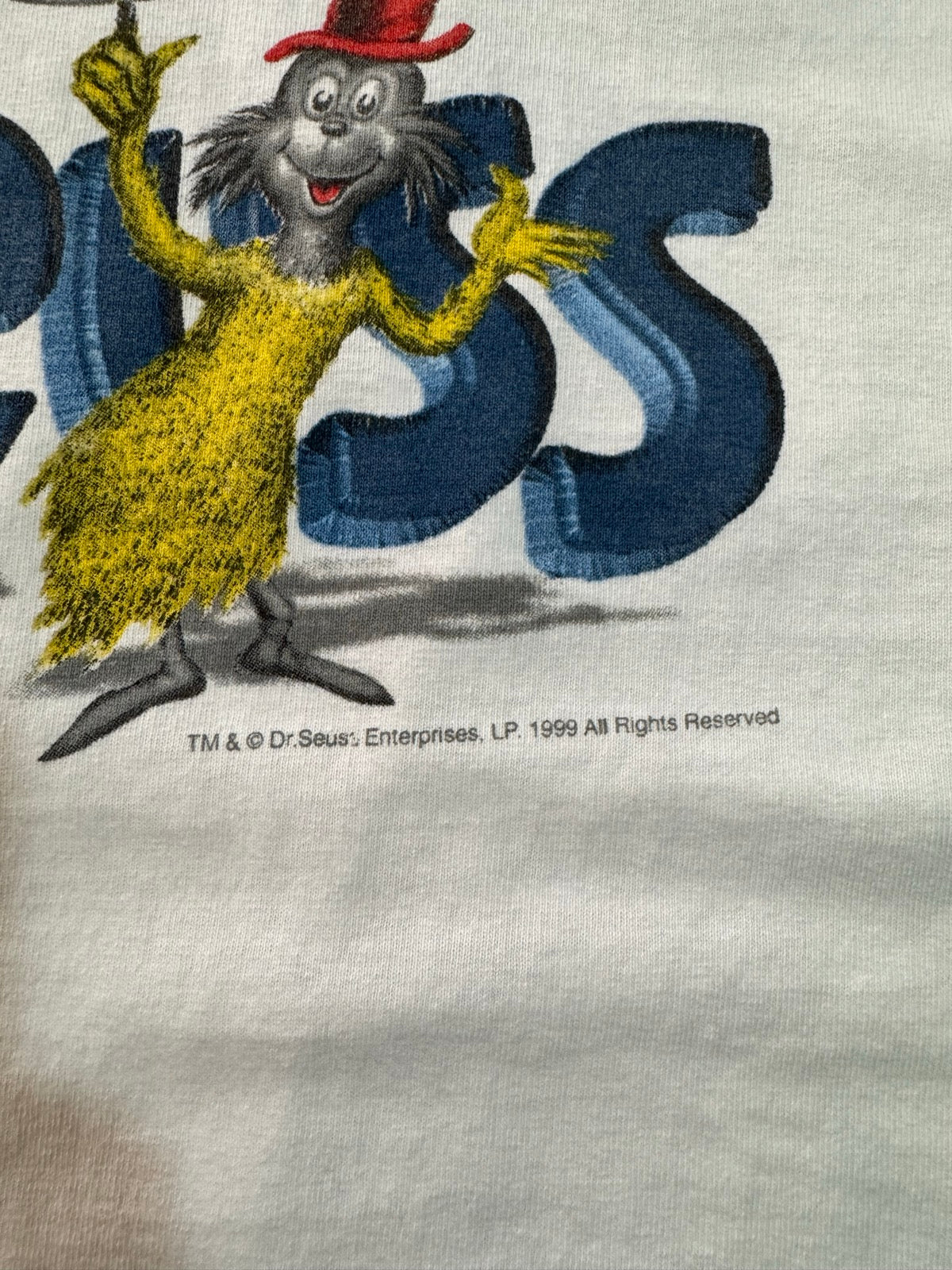 90's Dr.Seuss「The cat in the hat」キャラクターTシャツ