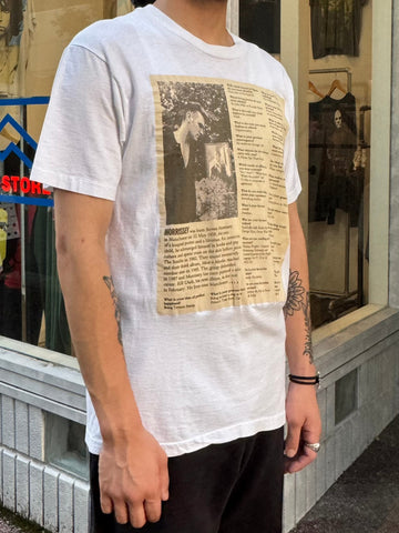 90's MORRISSEY 「interview design」バンドTシャツ