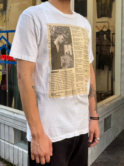 90's MORRISSEY 「interview design」バンドTシャツ