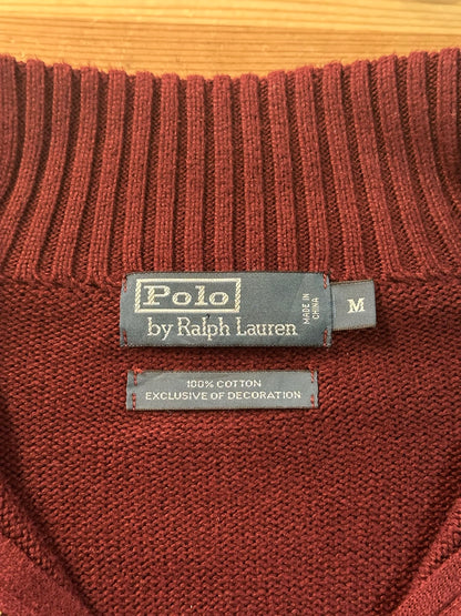 90's RALPH LAUREN ハーフジップニット　