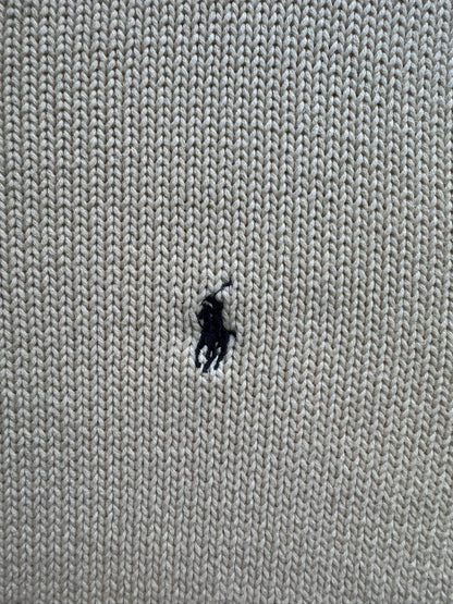 90's RALPH LAUREN ワンポイントコットンニットセーター