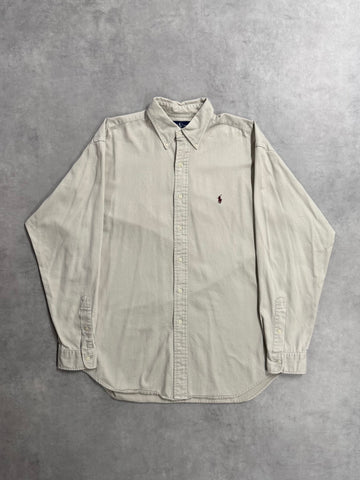 90’s RALPH LAUREN 「100％COTTON」ボタンダウンシャツ