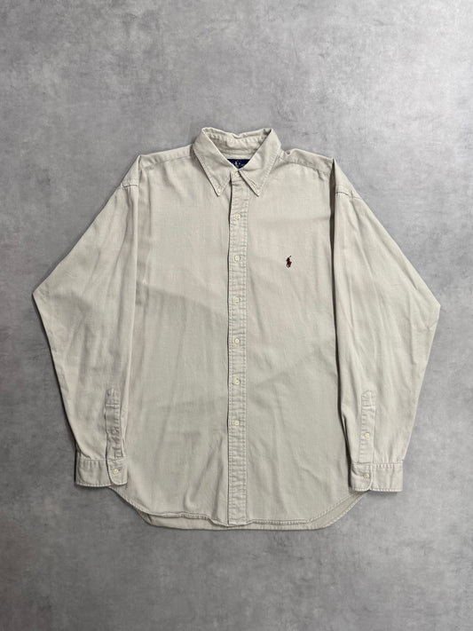 90’s RALPH LAUREN 「100％COTTON」ボタンダウンシャツ
