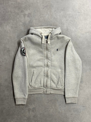 90's RALPH LAUREN「PONYLOGO」裏地ボア　フルジップパーカー